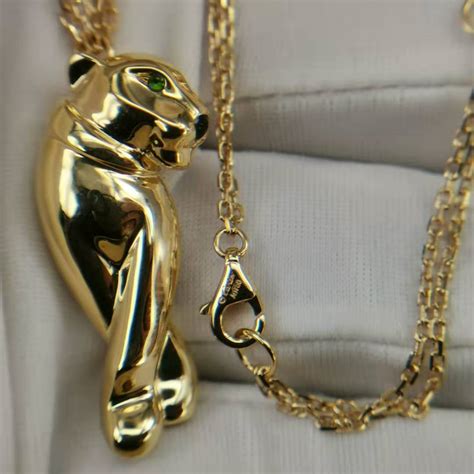 replica cartier maillon panthere necklace|cartier panthere ring yellow gold.